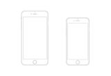 iPhone Wireframe Template Illustrator iPhone Wireframe Template Illustrator Free Template Design