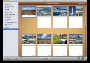 Iphoto Calendar Templates Iphoto 11 Book themes