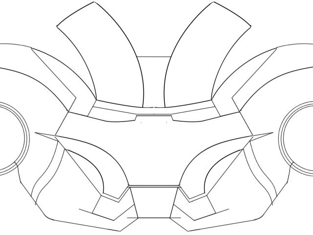 Iron Man Helmet Template Download Dali Lomo Iron Man 4 Costume Helmet ...