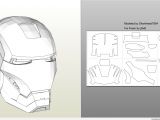 Iron Man Helmet Template Download Foamcraft Pdo File Template for Iron Man Mark 4 6