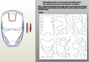 Iron Man Suit Template Making An Iron Man Helmet and Armor