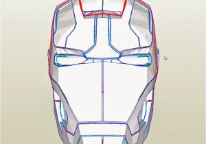 Ironman Mask Template Dali Lomo Iron Man Mark 42 Costume Helmet Diy Cardboard