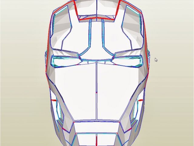 Ironman Mask Template Dali Lomo Iron Man Mark 42 Costume Helmet Diy ...