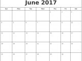 Is there A Calendar Template In Word June 2017 Calendar Word Calendar Printable Free