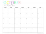 Is there A Calendar Template In Word October 2015 Calendar Word Template 2017 Printable Calendar