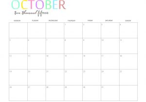 Is there A Calendar Template In Word October 2015 Calendar Word Template 2017 Printable Calendar