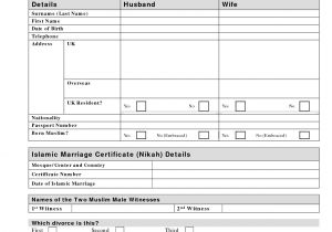 Islamic Divorce Certificate Template 10 Best Images Of islamic Divorce Certificate Sample