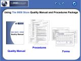 Iso 9000 Quality Manual Template iso 9001 2015 Quality Manual Procedures 9000 Store