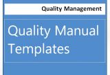 Iso 9000 Quality Manual Template iso Templates