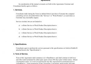 It Consultant Contract Template Consulting Agreement Driverlayer Search Engine