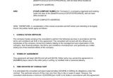 It Consultant Contract Template Consulting Agreement Short Template Sample form