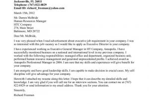 It Director Cover Letter Samples Executive Cover Letter Samples Director the Letter Sample