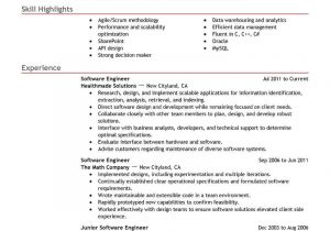 It Engineer Resume Examples Best software Engineer Resume Example Livecareer