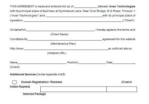 It Maintenance Contract Template Free 15 Maintenance Contract Templates Word Pdf Apple