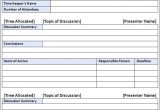 It Meeting Minutes Template 7 Free Meeting Minutes Templates Excel Pdf formats