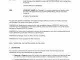 It Project Contract Template Project Management Agreement Template Sample form