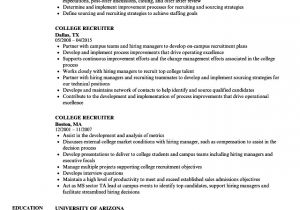 It Recruiter Sample Resume 12 13 Keywords for Recruiter Resume Mysafetgloves Com