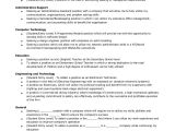 It Resume Objectives Samples 7 Sample Resume Objective Examples Sample Templates