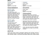 It Resume Templates Free 12 Resume Templates for Microsoft Word Free Download Primer