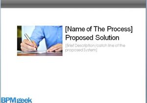 It solution Proposal Template Bpm solution Proposal Template Free Download