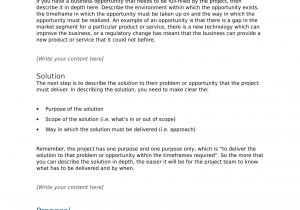 It solution Proposal Template Project Proposal Template Ape Project Management