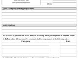 Itemized Proposal Template Time Material Itemized Proposal 3 Construction Work