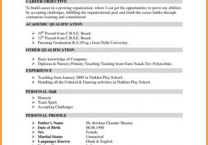 Iti Electrician Fresher Resume format Resume format for Bcom Freshers In Word Resume format
