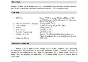 Iti Student Resume Iti Resume format Electronics Resume Template 8 Free