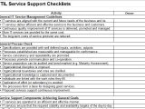 Itil Document Templates Itil Checklist and Process Template