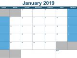 Iwork Calendar Template 2019 Horizontal Monthly Calendar Template for Numbers