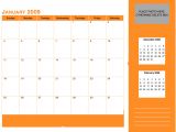 Iwork Calendar Template Pages 39 08 Modern solid Monthly Calendar Free Iwork