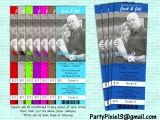 Jack and Jill Ticket Templates Jack and Jill Stagette Buck and Doe Party Invitation Ticket