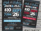 Jack and Jill Ticket Templates Printed Raffle Buck and Doe Tickets Jack and Jill Tickets