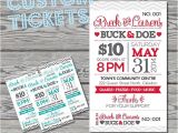Jack and Jill Tickets Free Templates Stag and Doe Tickets Template Invitation Template