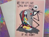 Jack and Sally Valentine Card Jack and Sally Valentine