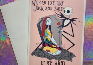 Jack and Sally Valentine Card Jack and Sally Valentine
