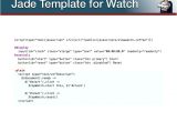 Jade Email Template Jade Template for Watch