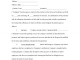 Janitorial Service Contract Template Janitorial Agreement Template