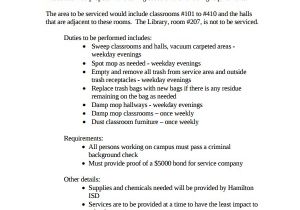 Janitorial Services Proposal Template 13 Cleaning Proposal Templates Pdf Word Apple Pages