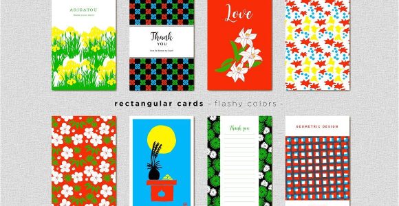 Japanese Thank You Card Template Japanese Graphic Set 102 Templates Traditional Japanese