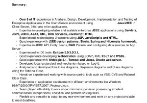 Java Developer Resume Sample Sample Java Developer Resume 7 Examples In Word Pdf