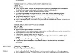 Java Microservices Sample Resume Senior Application software Engineer Resume Samples