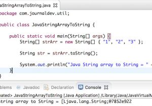 Java String Template Java String Array to String Journaldev