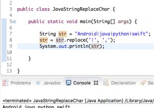 Java String Template Java String Replace Journaldev