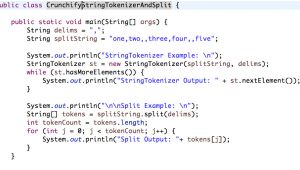 Java String Template Java Stringtokenizer and String Split Example Split by