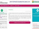 Jee Main Paper 1 Admit Card Jee Main Final Answer Keys 2019 Released at Jeemain Nic In