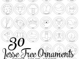 Jesse Tree ornament Templates Jesse Tree ornaments to Print and Color Do Small Things
