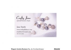 Jewellery Business Cards Templates Elegant Jewellery Business Card Design Template Zazzle
