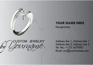 Jewellery Business Cards Templates Jewelry Business Card Photoshop Templates