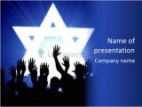 Jewish Powerpoint Templates some Jewish People Celebrating Beneath the Star Of David